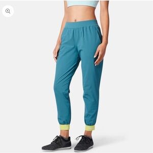 Cotopaxi Ara Teal Joggers with Yellow Trim excellent condition
